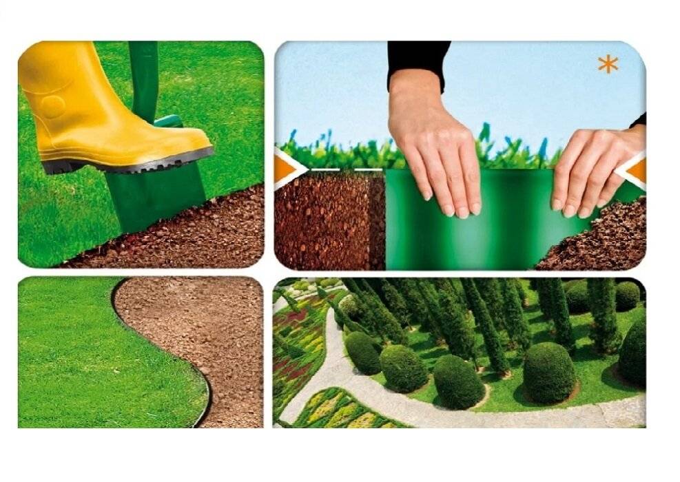 Бордюрная лента для грядок: выбор и изготовление своими руками