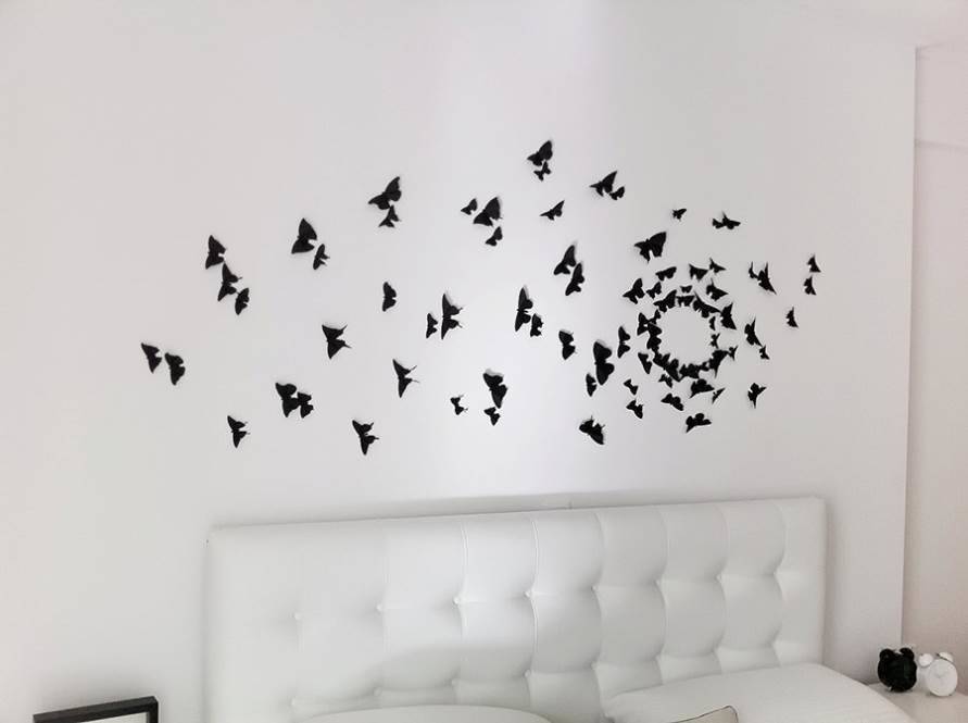 Бабочки на стене: 70 вдохновляющих фотоидей и мастер-класс по декору своими руками — дом&стройка