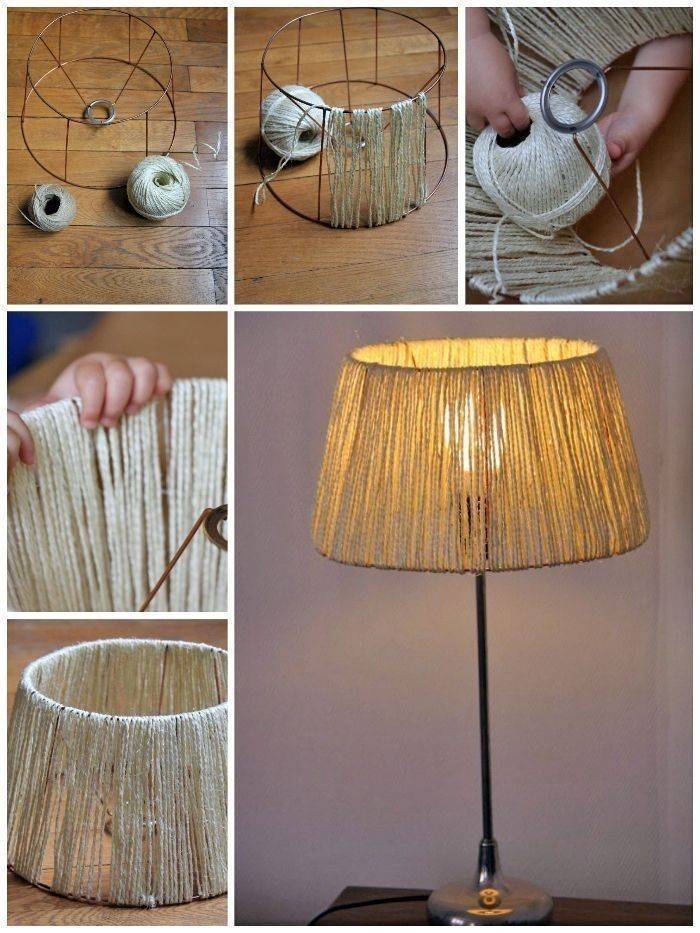 Настольная лампа своими руками: как сделать, абажур, идеи и конструкции