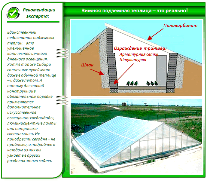 Как построить зимнюю теплицу своими руками: устройство, технология, отопление