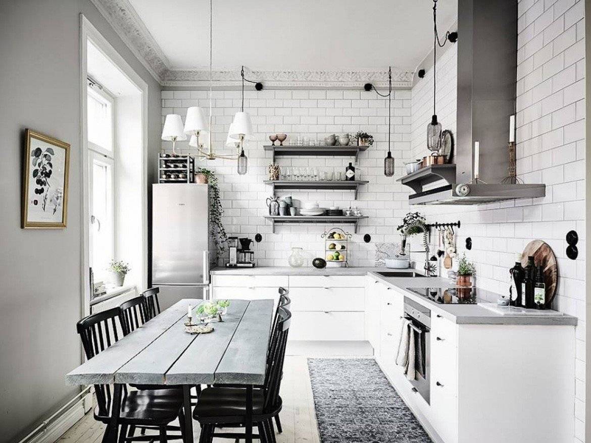 Кухня гостинная в скандинавском стиле: дизайн в интерьере кухни-гостинной, стол в норвежском или финском оформлении, ремонт своими руками