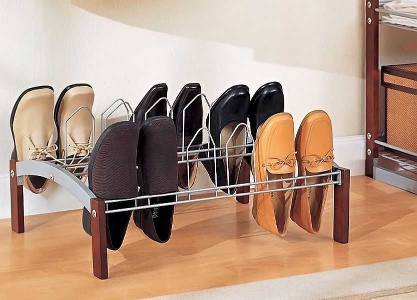 Полки для обуви в шкаф купе: сетчатые, выдвижные, откидные