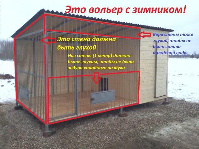 Вольер - это огороженная площадка для собаки. 110 фото конструкций