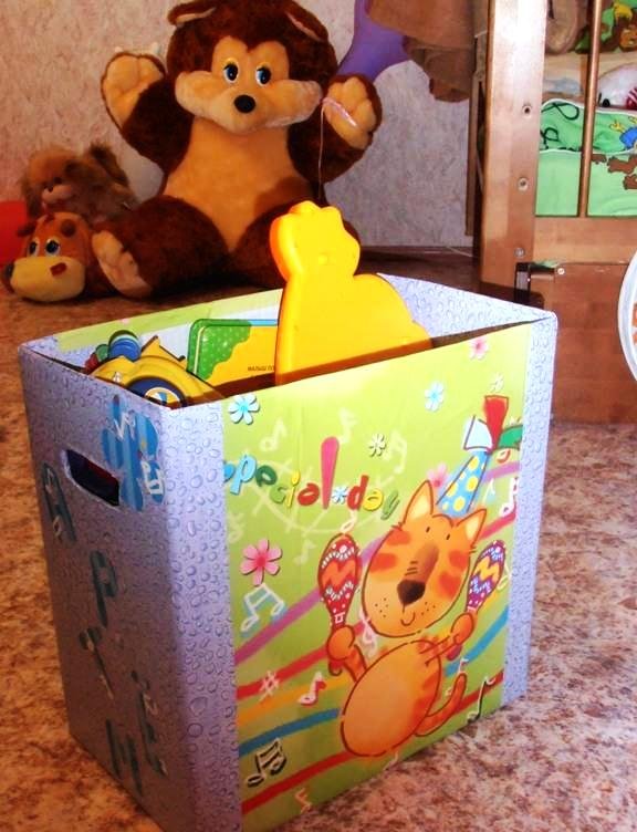 Корзина для игрушек своими руками: мастер-класс по изготовлению короба, мешка и сундука, органайзер под мелочь