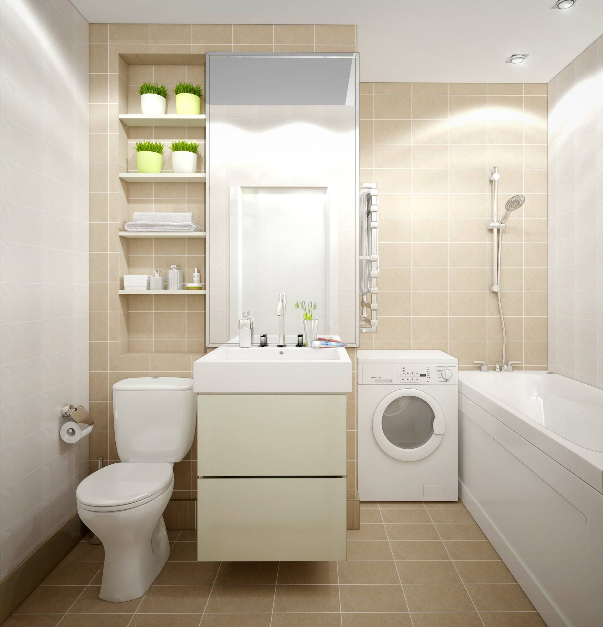 Плюсы и минусы совмещенного санузла, фото удачной планировки при объединении туалета с ванной, а также советы по выбору отделки и дизайна совмещенного санузла