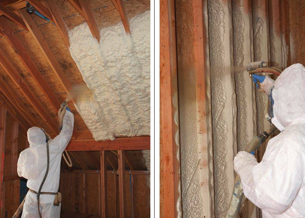 Инструкция по утеплению стен пенополиуретаном изнутри и снаружи дома своими руками