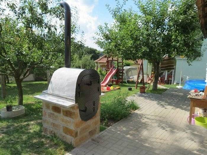 Печь из чугунной ванны своими руками