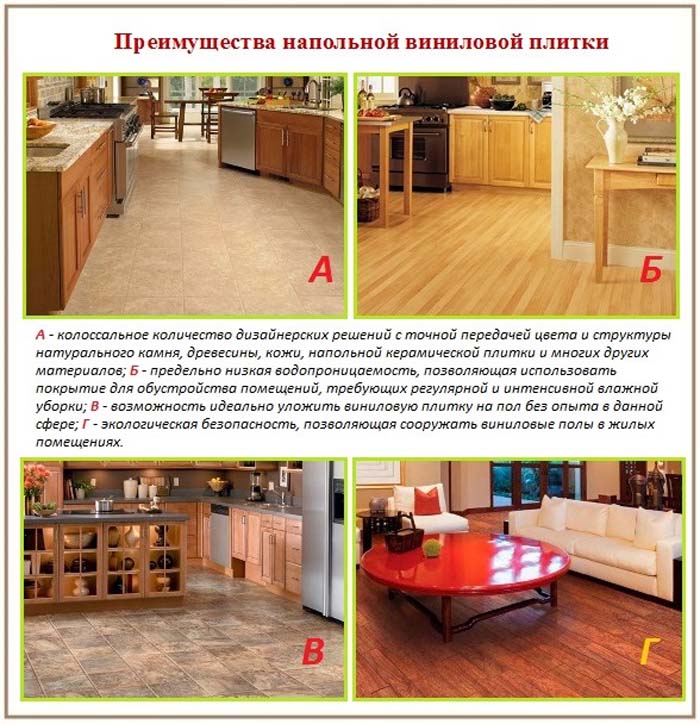 Виниловое напольное покрытие: плюсы, минусы и монтаж