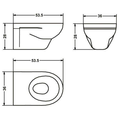 Угловой унитаз – экономия места в небольшом туалете