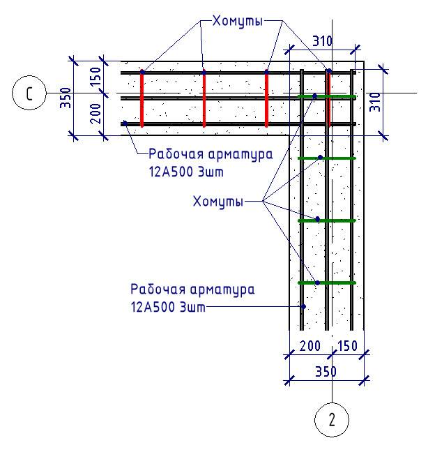Армирование монолитной плиты фундамента: чертеж, схема, расчет, укладка