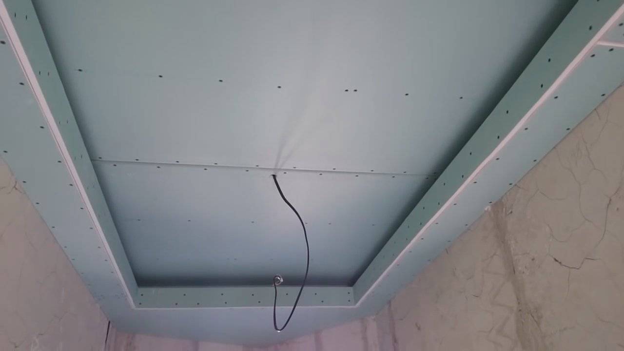 Каркас под гипсокартон на потолок - особенности обрешетки для подвесной конструкции