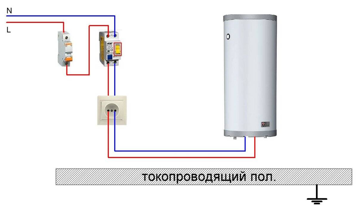 Узо для водонагревателя. как подключить устройство защитного отключения