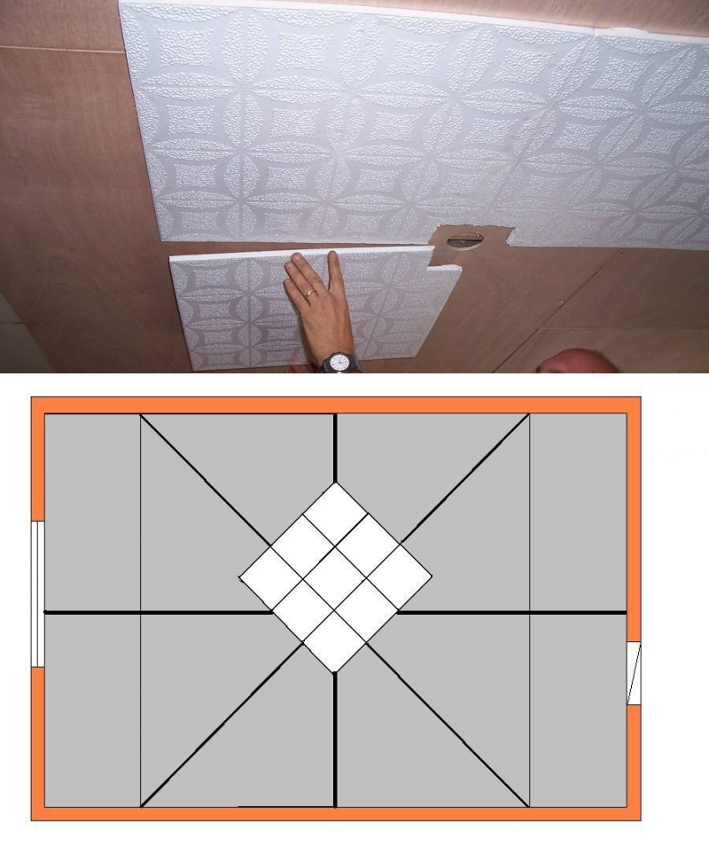 Как правильно клеить потолочную плитку своими руками?