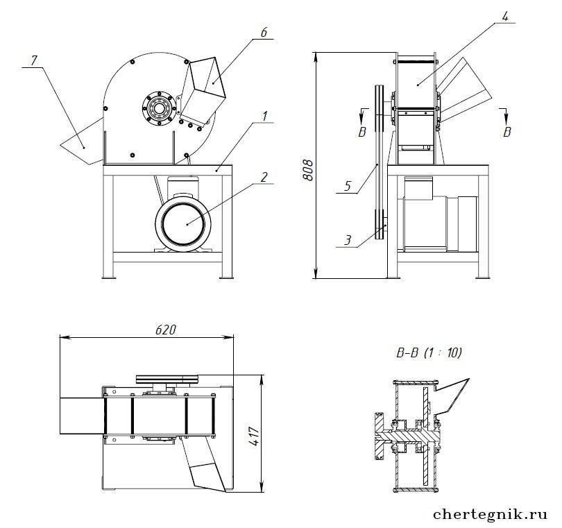 Измельчитель садовый своими руками чертежи размеры