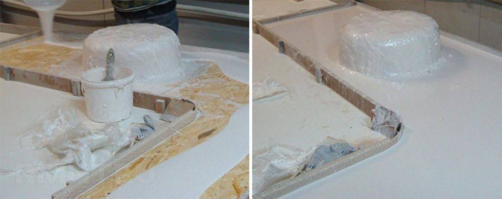 Cтолешница из искусственного камня своими руками: пошаговая инструкция по изготовлению, полировка