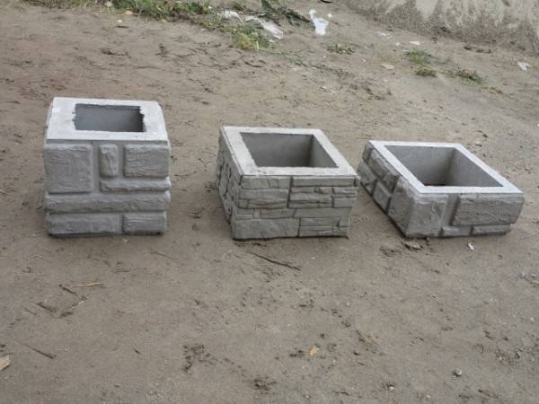 Декоративные бетонные блоки для устройства забора в частном доме