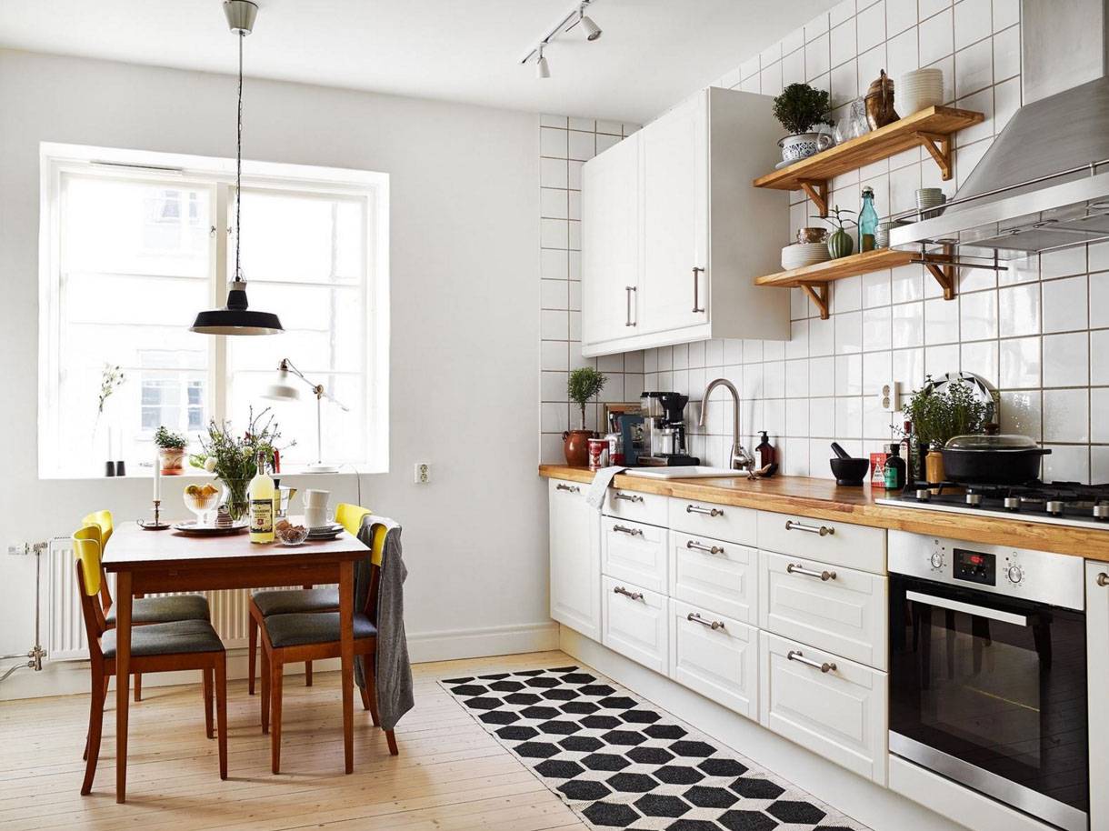 Интерьер кухни в скандинавском стиле - 190+ (фото) дизайна
