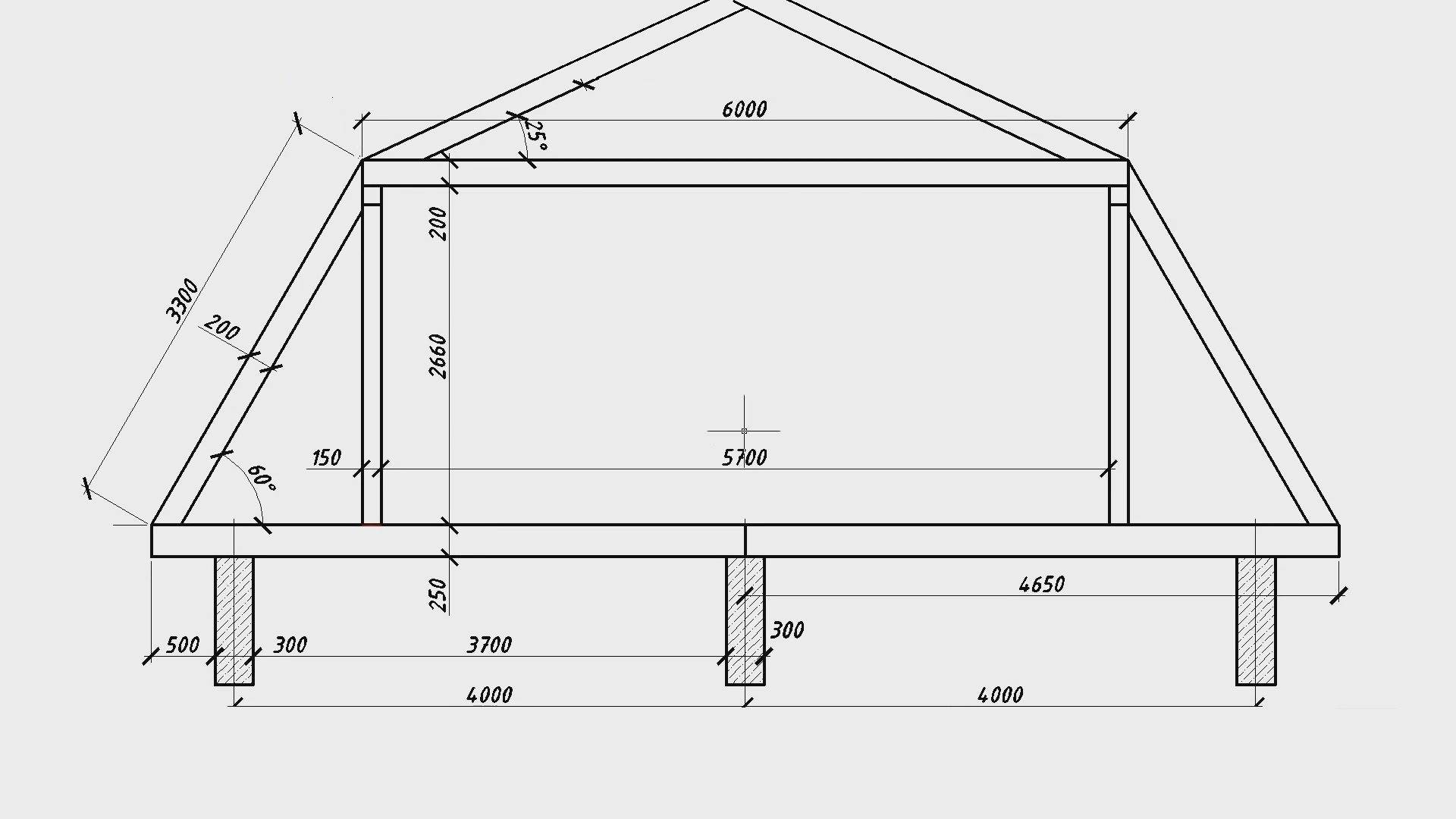 Стропильная система ломаной крыши: расчет, проектирование, монтаж