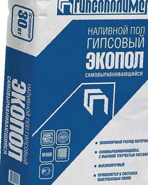 Экопол - гипсовый вариант ровного пола