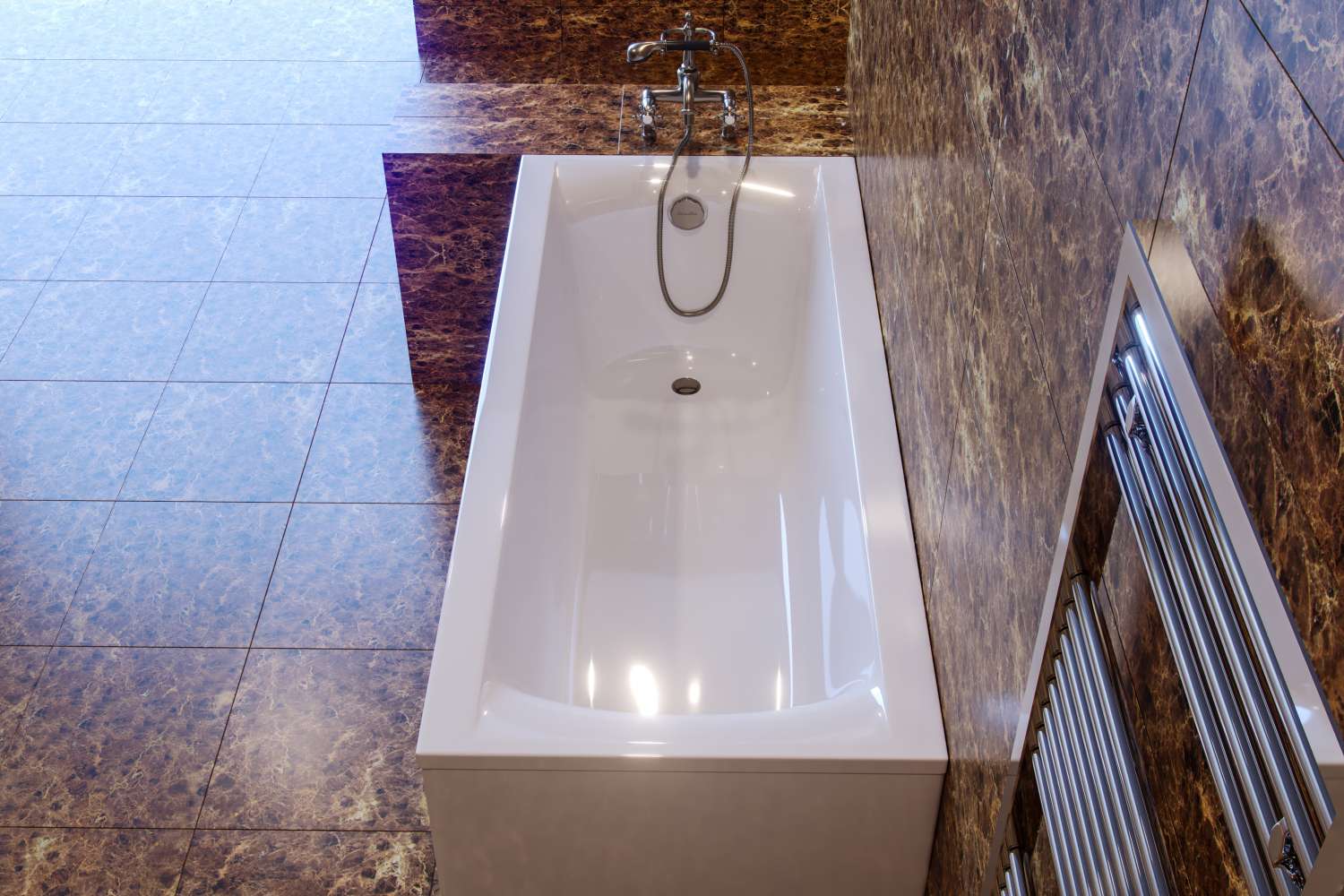 Дизайн и преимущества ванны из искусственного камня