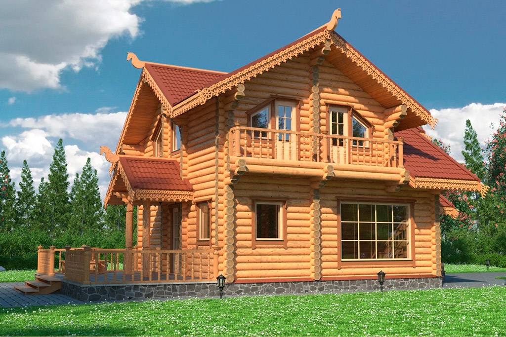 Оцилиндрованное бревно – плюсы и минусы дома