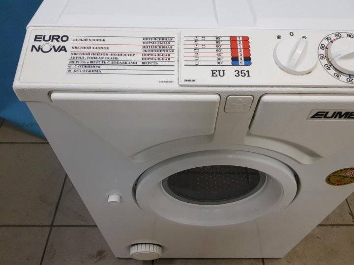 Ремонт стиральной машины euronova eu 351