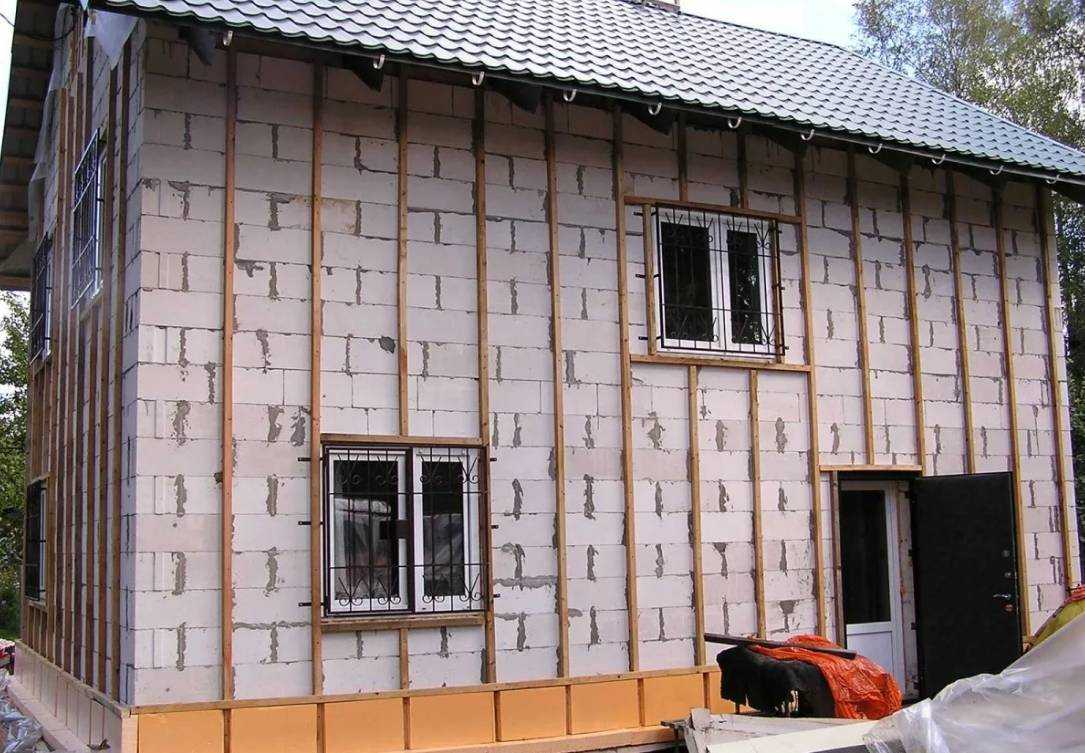Утепление фасада каменной ватой