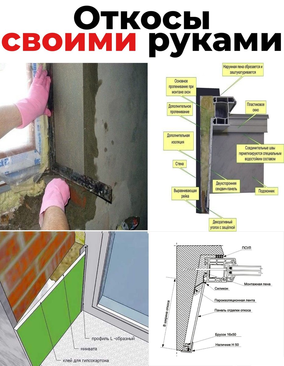 Установка пластиковых окон своими руками