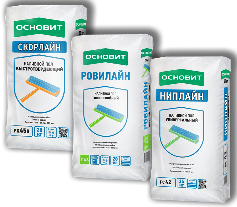 Калькулятор наливного пола
 основит