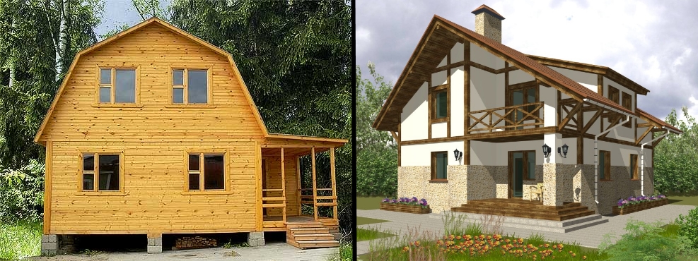 Какой дом лучше: каркасный или из бруса?