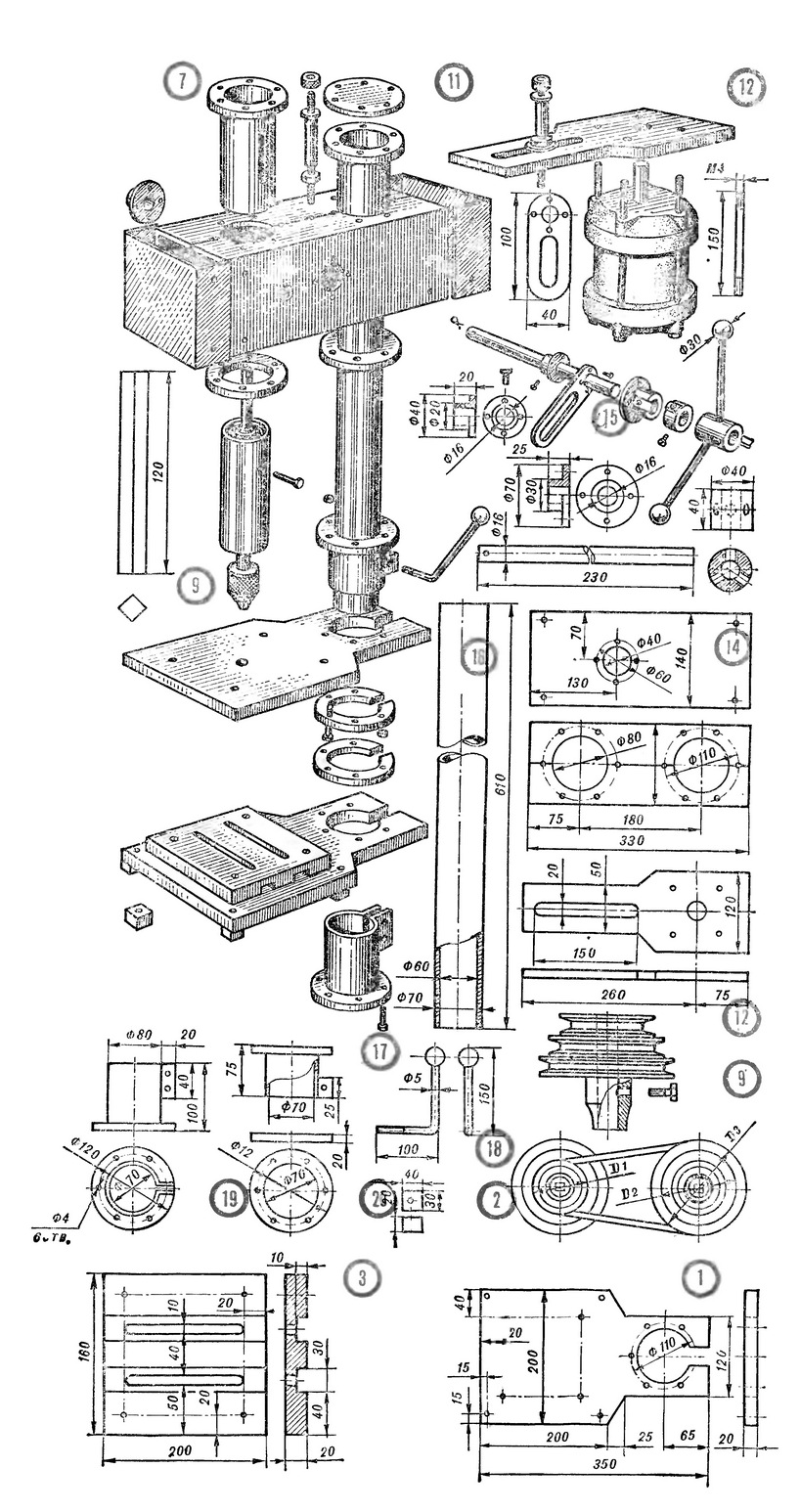 Чертежи станков для самостоятельного изготовления