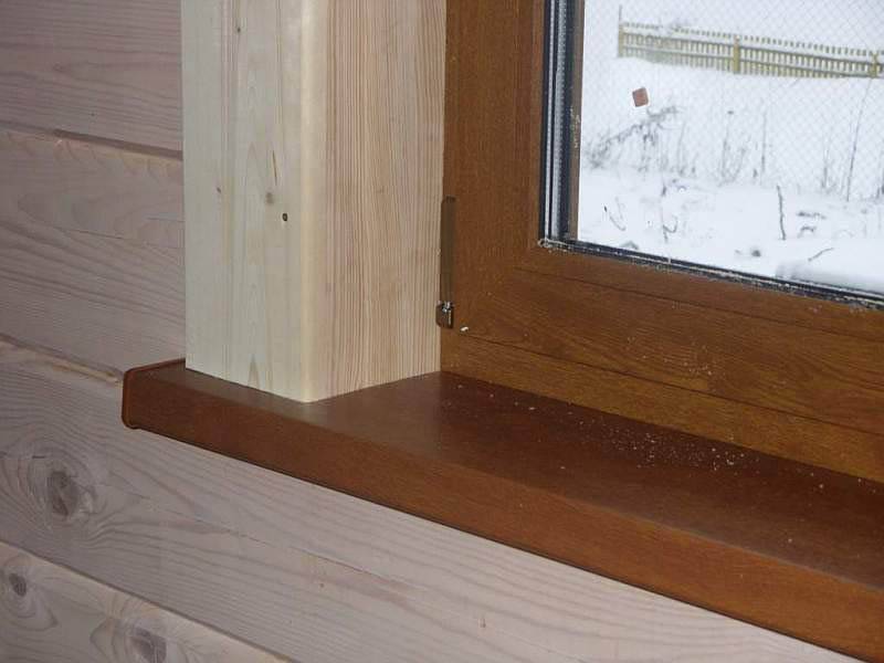 Установка пластикового подоконника в деревянном доме. отделка окон в деревянном доме: установка откосов и подоконников своими руками
