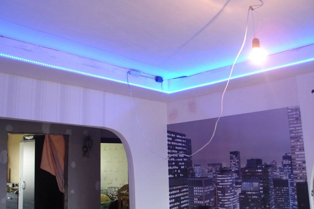 Потолок с подсветкой: 100+ фото, идеи с светодиодной лентой, дюралайт, спотами, софитами