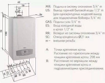Газовый котел baxi eco 4s 24 f: инструкция по эксплуатации настенного типа, а так же отзывы о модели