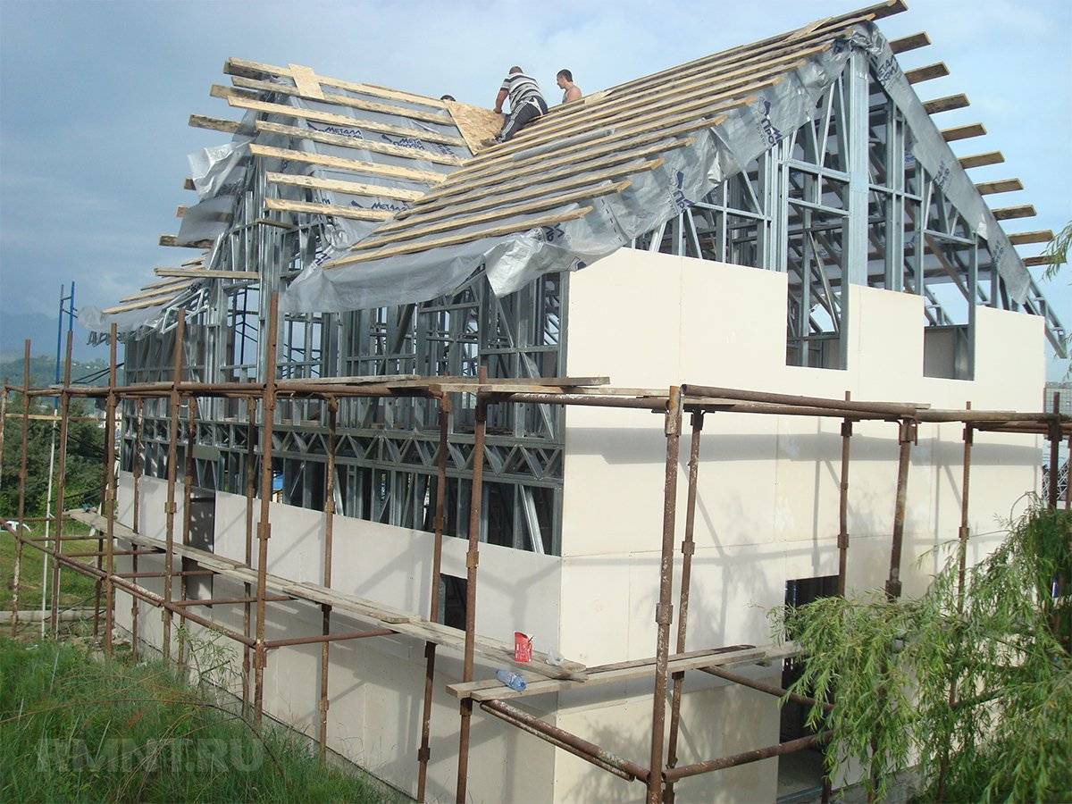 Технология строительства металлокаркасного дома