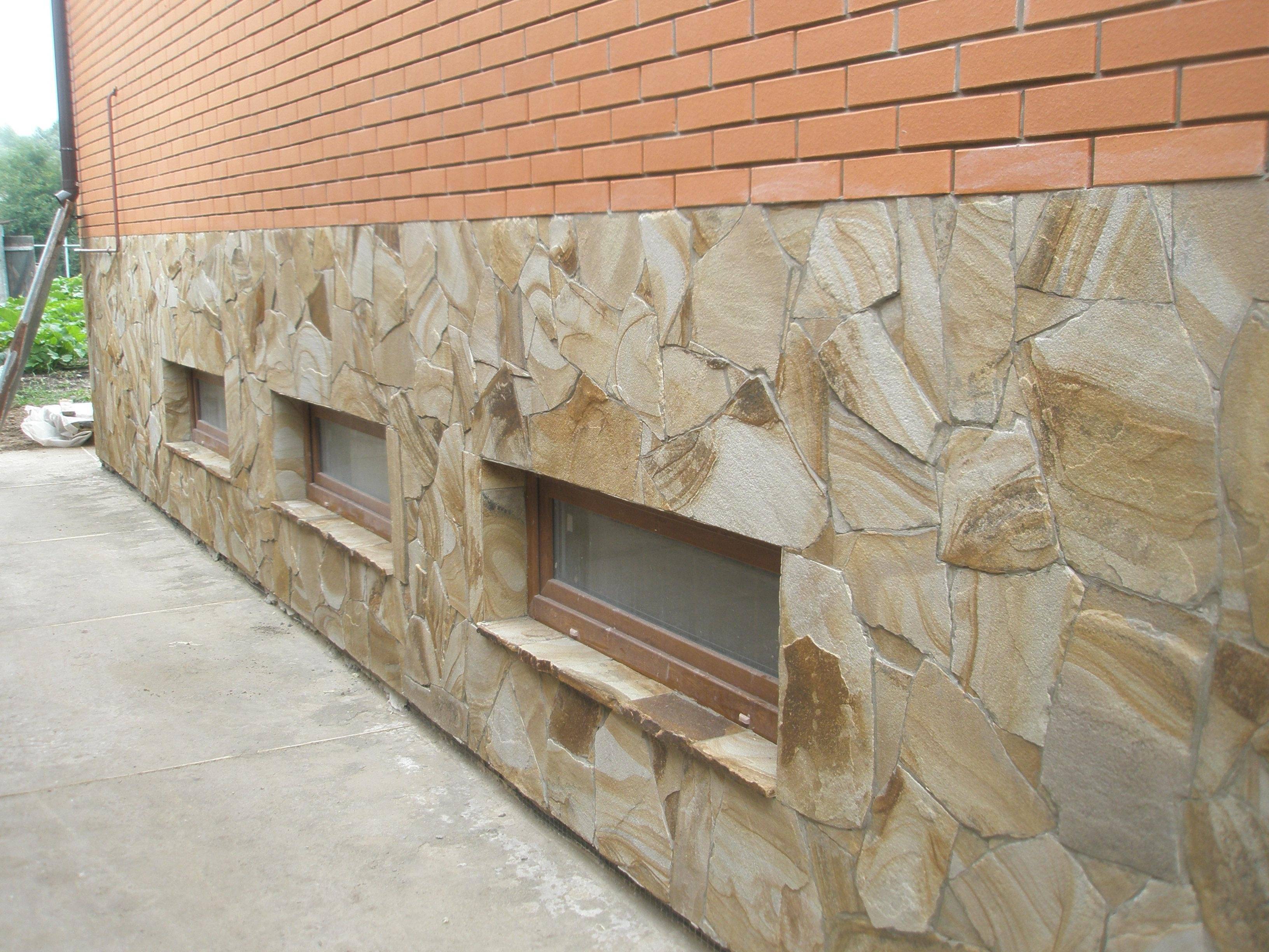 Технология отделки фасада натуральным камнем