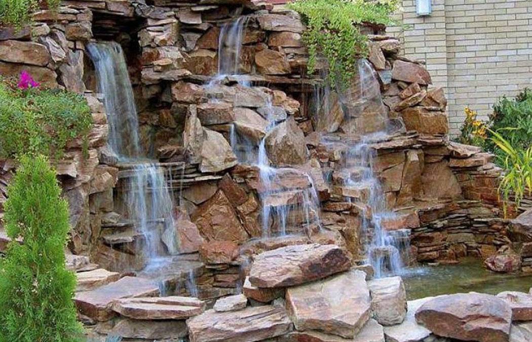 Красивый водопад на участке своими руками - реально!: этапы строительства и декорирования пошагово