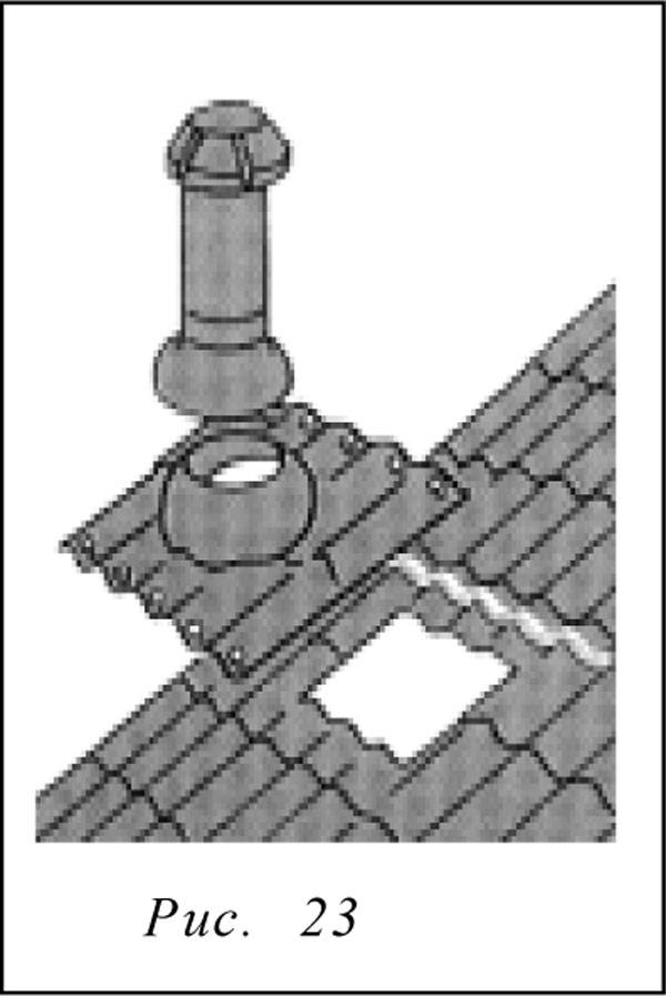 Проход трубы через крышу из металлочерепицы: варианты и особенности