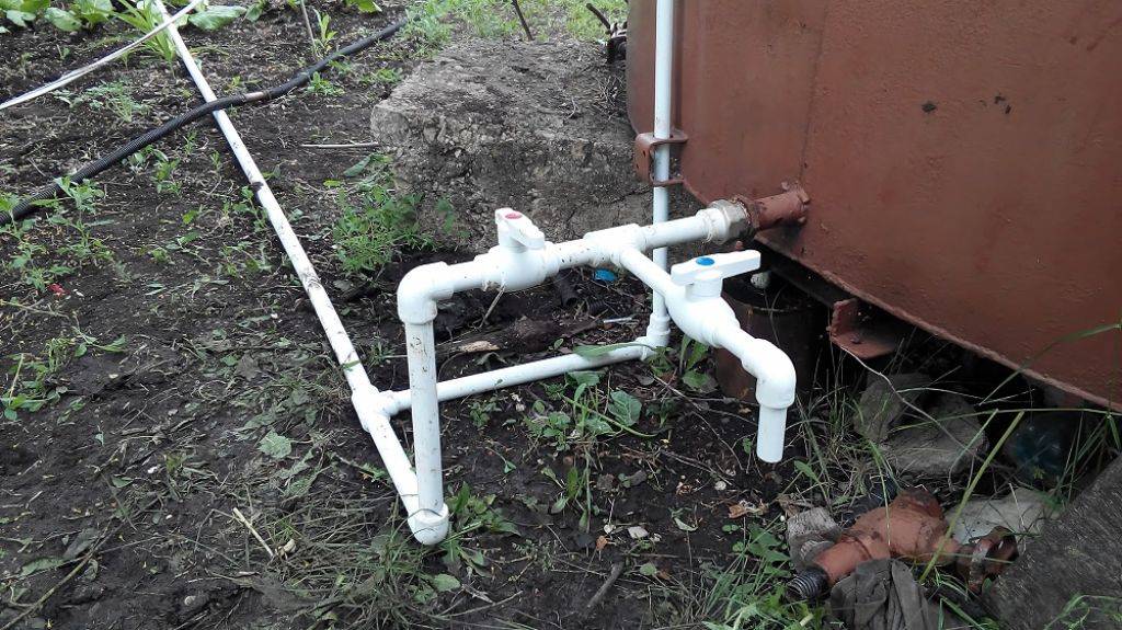 Монтаж летнего водопровода на даче из полипропиленовых труб