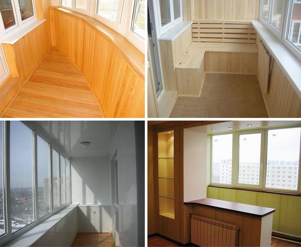 20 вариантов внутреней отделки балкона