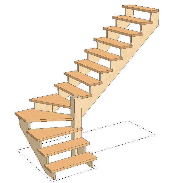 Онлайн-расчет лестницы: все тонкости расчета сложных конструкций