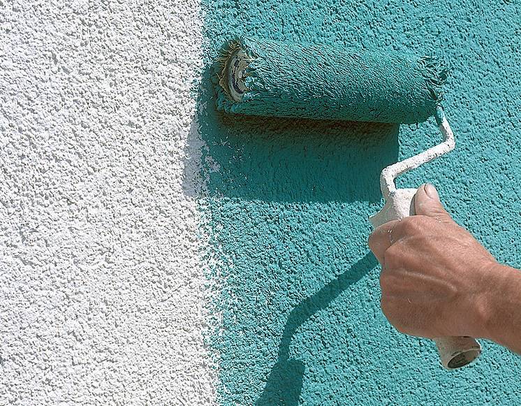 Как правильно выбрать краску для бетонных и оштукатуренных поверхностей