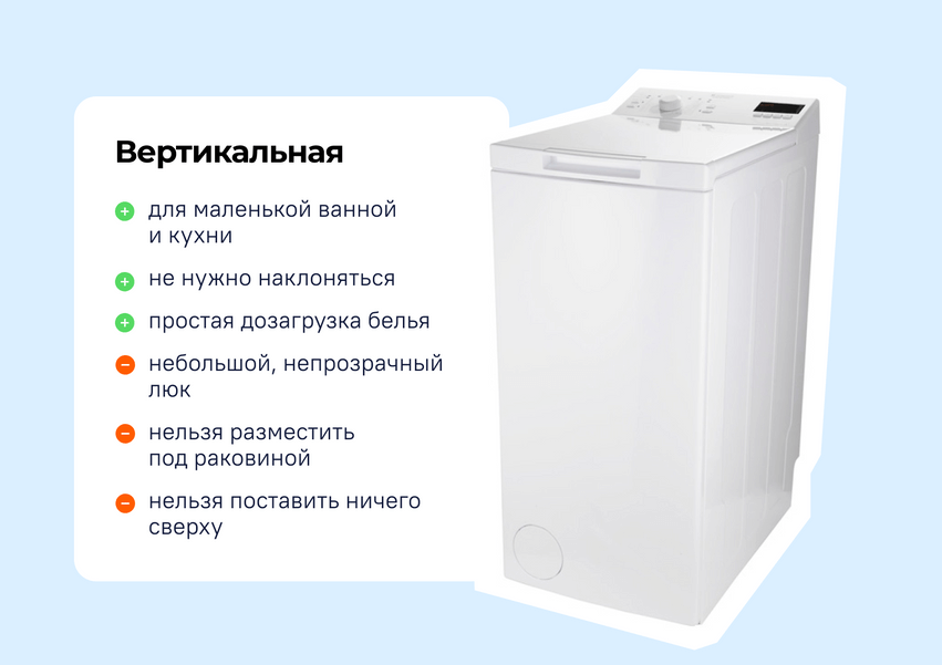 Какая стиральная машина лучше с фронтальной или вертикальной загрузкой