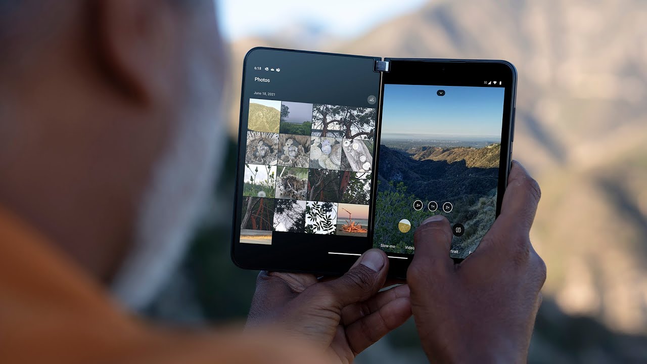 Обзор складного смартфона microsoft surface duo