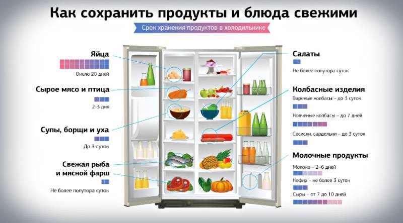 Какая температура должна быть в холодильнике и в морозильной камере
