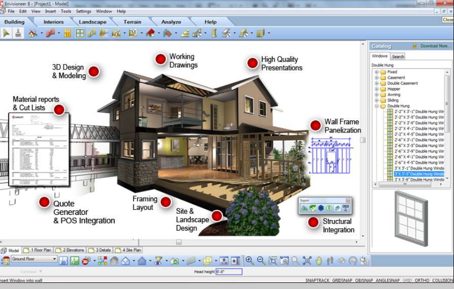 Обзор программ для проектирования каркасных домов