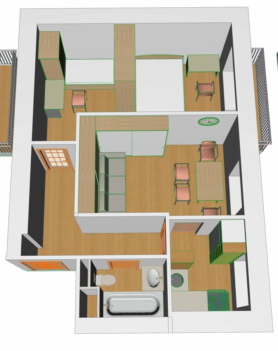 Перепланировка в панельных домах: трехкомнатной, двухкомнатной или однокомнатной квартиры, а также ванны или санузла