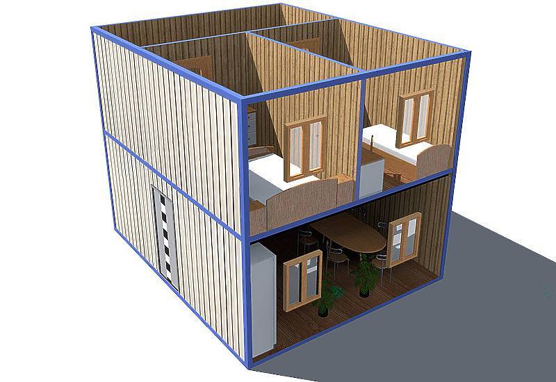 Модульные жилые дома-контейнеры