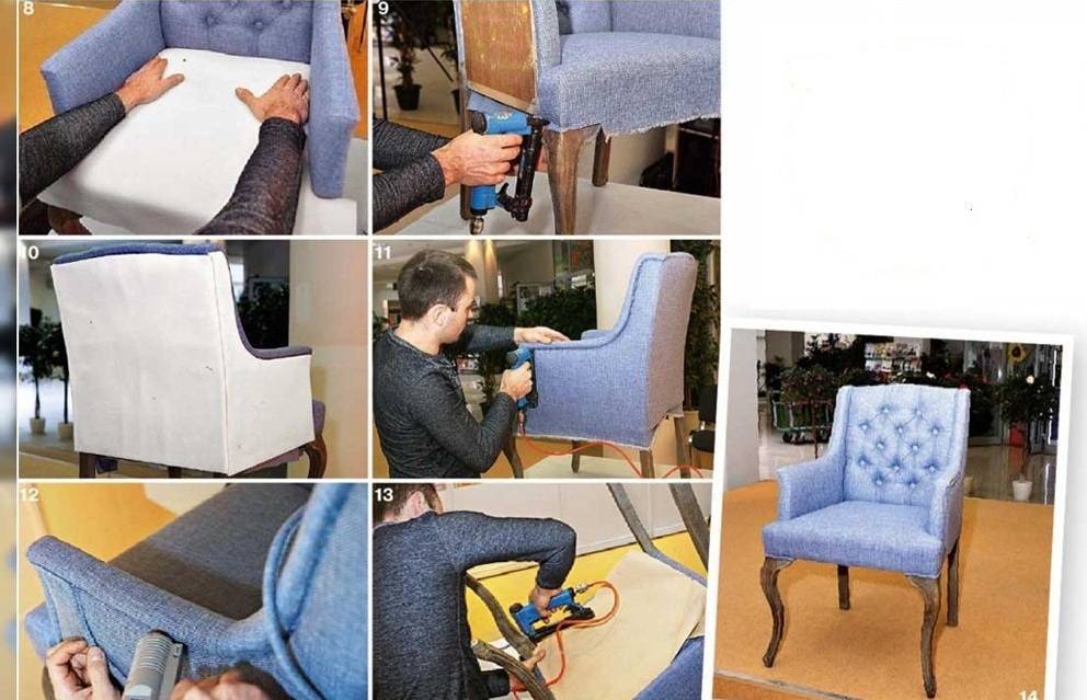 Самостоятельная перетяжка офисного кресла в домашних условиях