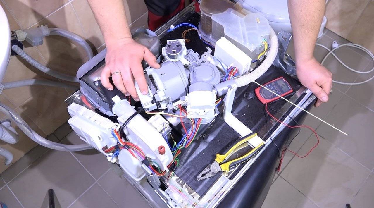 Ремонт посудомоечной машины своими руками: пошаговая инструкция, как разобрать